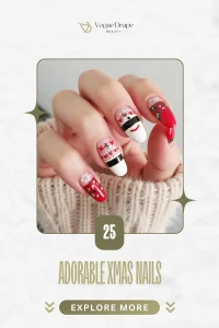 25 Adorable Xmas Nails to Complete Your Holiday Look