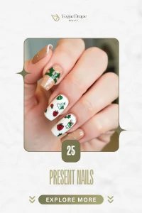 25 Present Nails That Are the Perfect Gift-Inspired Manicure