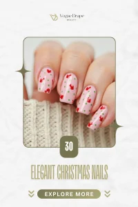 30 Simple Christmas Nails for Effortless Festive Style