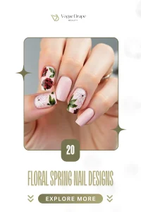 20 Floral Spring Nail Designs to Brighten Your Day