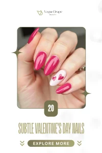 20 Subtle Valentines Day Nails That Speak Softly of Love