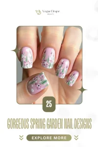 25 Gorgeous Spring Garden Nail Designs to Inspire You