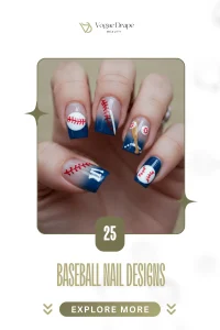 Baseball Nail Designs to Show Off Your Love for the Game