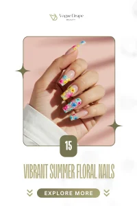 15 Vibrant Summer Floral Nails to Rock This Season