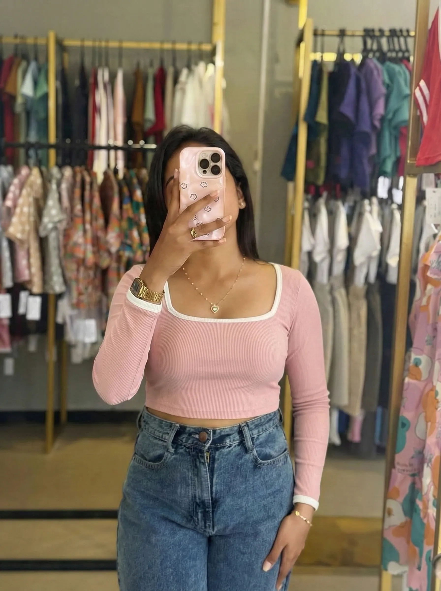 Detail shot of a crimson velvet square neck bodysuit