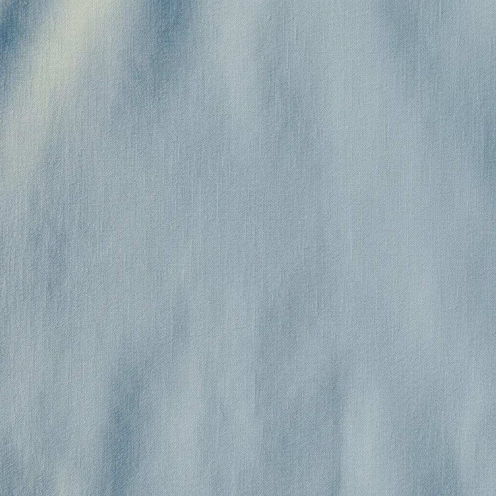 Detailed texture of breathable sky blue cotton poplin fabric