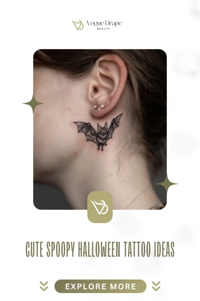 A delicate fine-line ghost tattoo on a woman's forearm, showcasing cute spoopy Halloween tattoo ideas for first-timers.